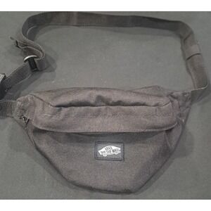 Vans Off The Wall Black Waist Pack Fanny Pack Adjustable Strap Skate Streetwear